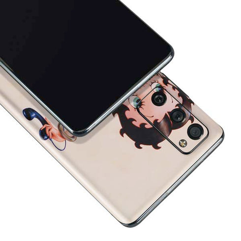 Betty Boop On the Phone Galaxy S20 Fan Edition Skin