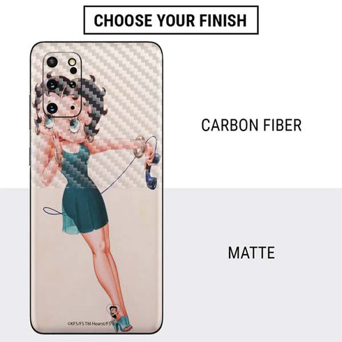 Betty Boop On the Phone Galaxy S20 Plus Skin