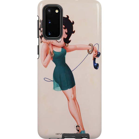 Betty Boop On the Phone Galaxy S20 Pro Case