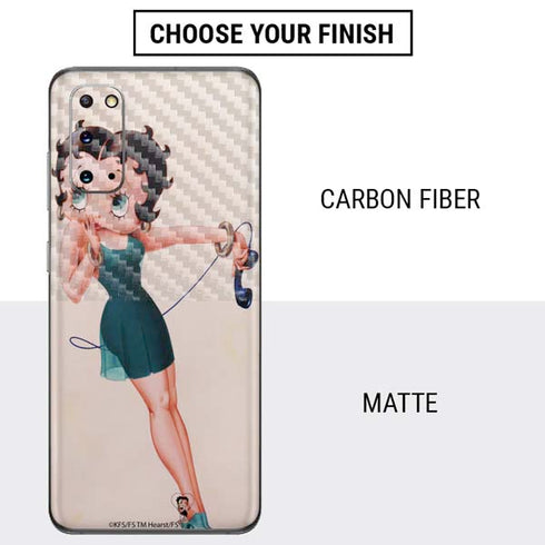 Betty Boop On the Phone Galaxy S20 Skin