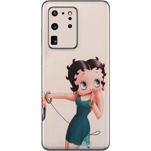 Betty Boop On the Phone Galaxy S20 Ultra 5G Skin