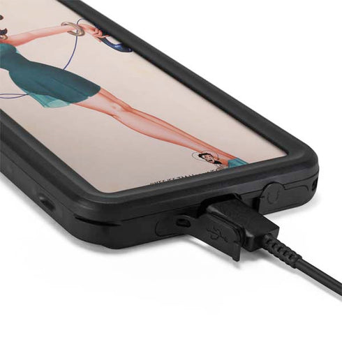 Betty Boop On the Phone Galaxy S20 Waterproof Case