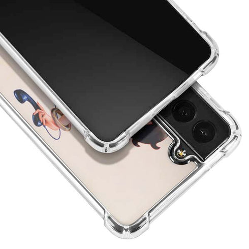 Betty Boop On the Phone Galaxy S21 FE Clear Case