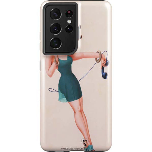 Betty Boop On the Phone Galaxy S21 Ultra 5G Pro Case