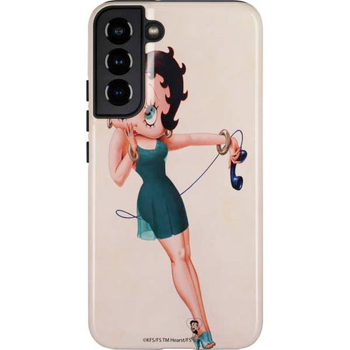 Betty Boop On the Phone Galaxy S22 Plus Pro Case