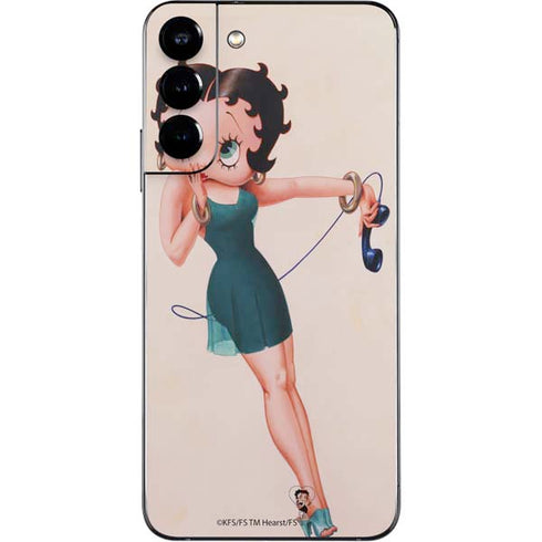 Betty Boop On the Phone Galaxy S22 Plus Skin