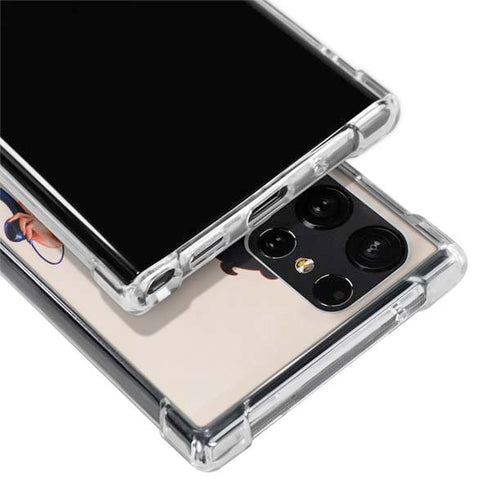 Betty Boop On the Phone Galaxy S22 Ultra Clear Case