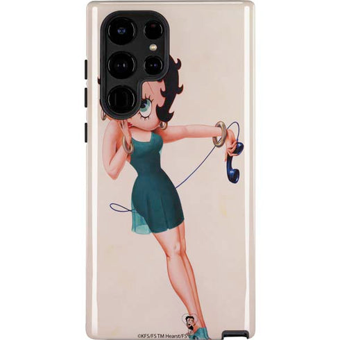 Betty Boop On the Phone Galaxy S22 Ultra Pro Case