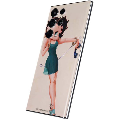 Betty Boop On the Phone Galaxy S22 Ultra Skin