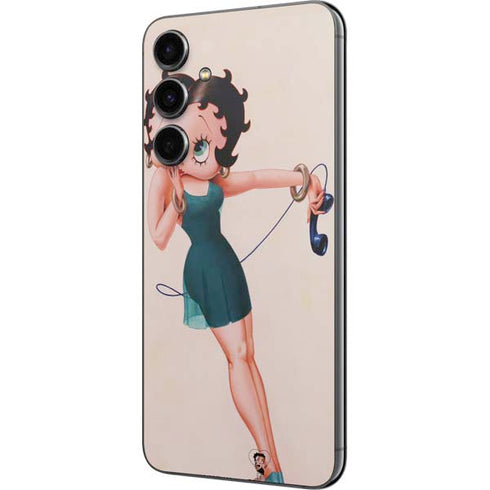 Betty Boop On the Phone Galaxy S23 FE Skin