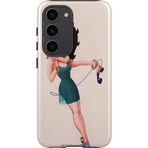 Betty Boop On the Phone Galaxy S23 Pro Case
