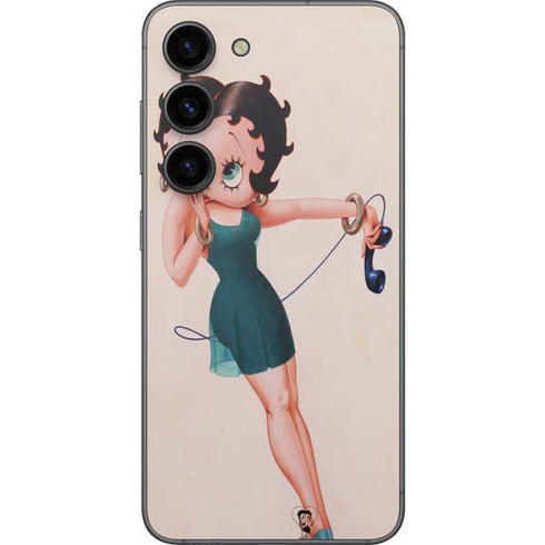 Betty Boop On the Phone Galaxy S23 Skin