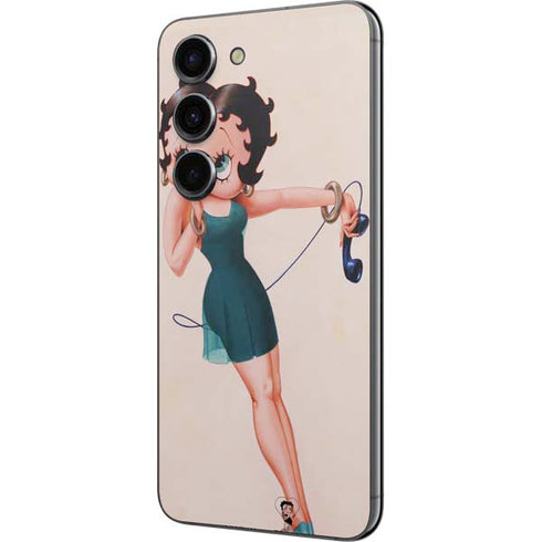 Betty Boop On the Phone Galaxy S23 Skin