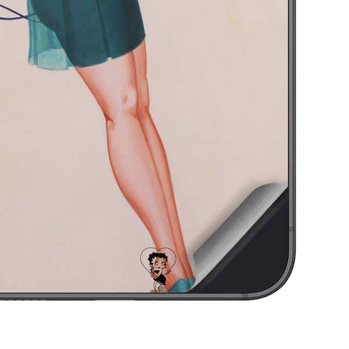 Betty Boop On the Phone Galaxy S23 Skin