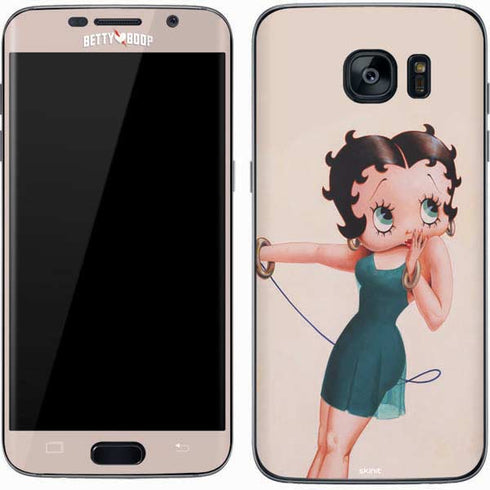Betty Boop On the Phone Galaxy S7 Skin