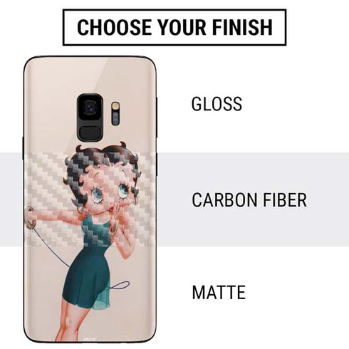 Betty Boop On the Phone Galaxy S9 Skin