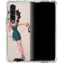 Betty Boop On the Phone Galaxy Z Fold4 5G Clear Case