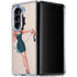 Betty Boop On the Phone Galaxy Z Fold5 5G Clear Case