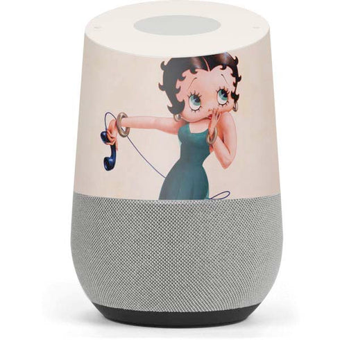 Betty Boop On the Phone Google Home Skin
