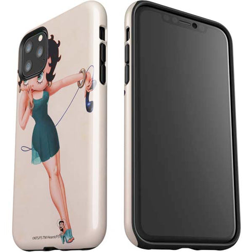 Betty Boop On the Phone iPhone 11 Pro Max Impact Case