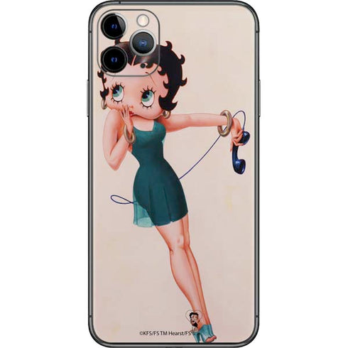 Betty Boop On the Phone iPhone 11 Pro Max Skin