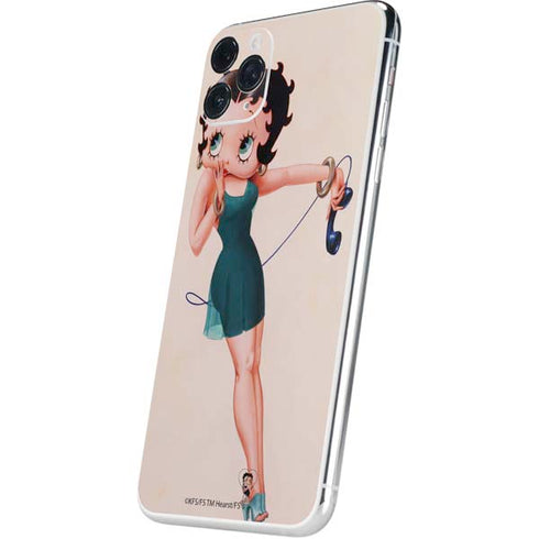Betty Boop On the Phone iPhone 11 Pro Max Skin