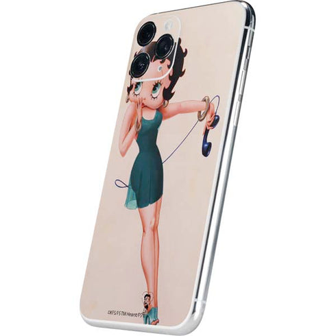 Betty Boop On the Phone iPhone 11 Pro Skin