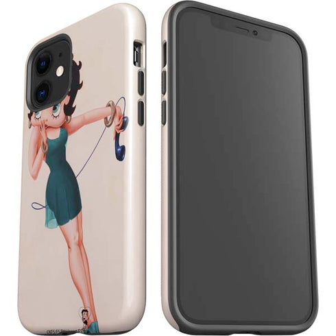 Betty Boop On the Phone iPhone 12 Impact Case