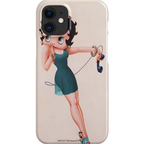 Betty Boop On the Phone iPhone 12 Mini Lite Case
