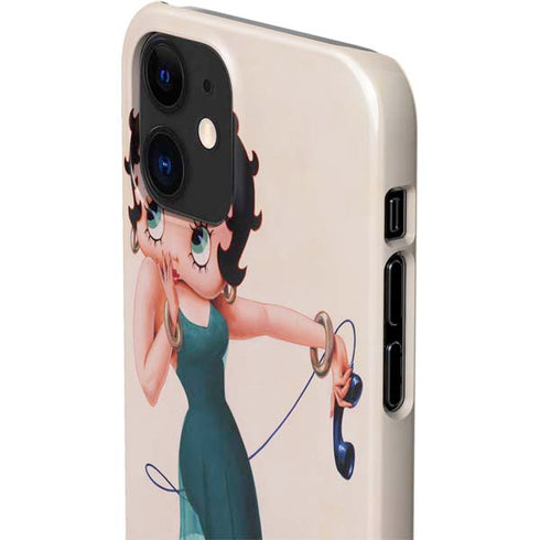 Betty Boop On the Phone iPhone 12 Mini Lite Case