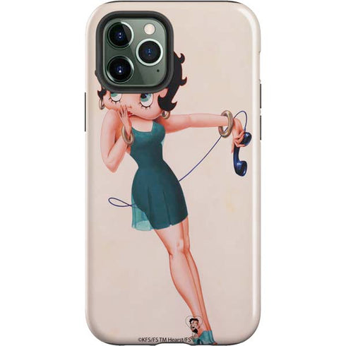 Betty Boop On the Phone iPhone 12 Pro Max Impact Case