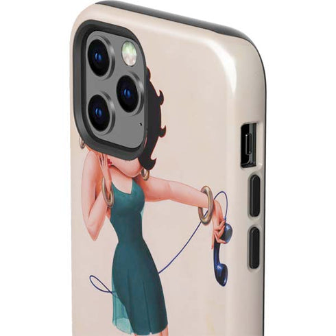 Betty Boop On the Phone iPhone 12 Pro Max Impact Case