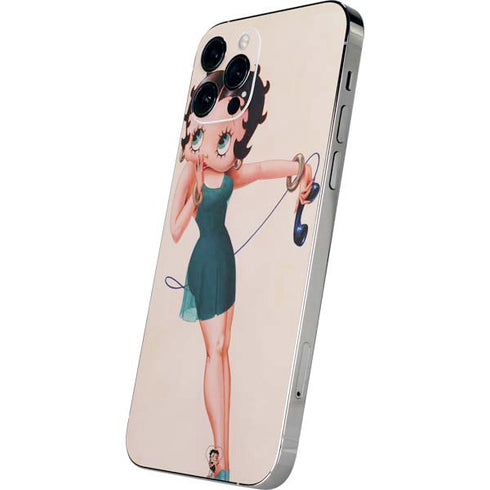 Betty Boop On the Phone iPhone 12 Pro Skin
