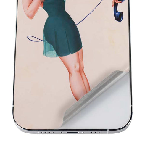 Betty Boop On the Phone iPhone 12 Pro Skin