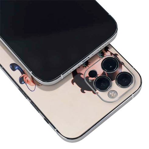 Betty Boop On the Phone iPhone 12 Pro Skin