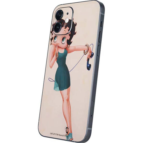 Betty Boop On the Phone iPhone 12 Skin