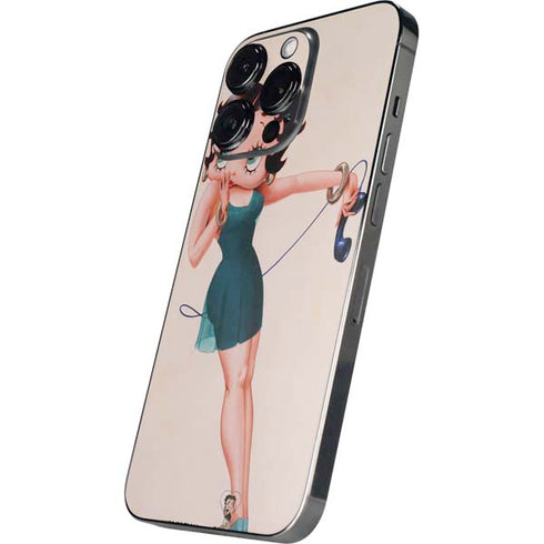 Betty Boop On the Phone iPhone 13 Pro Max Skin