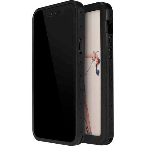 Betty Boop On the Phone iPhone 14 Pro Max Waterproof Case