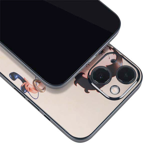 Betty Boop On the Phone iPhone 14 Skin