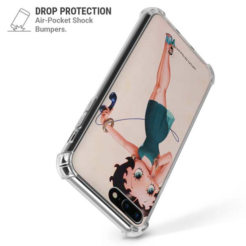 Betty Boop On the Phone iPhone 7/8 Plus Clear Case