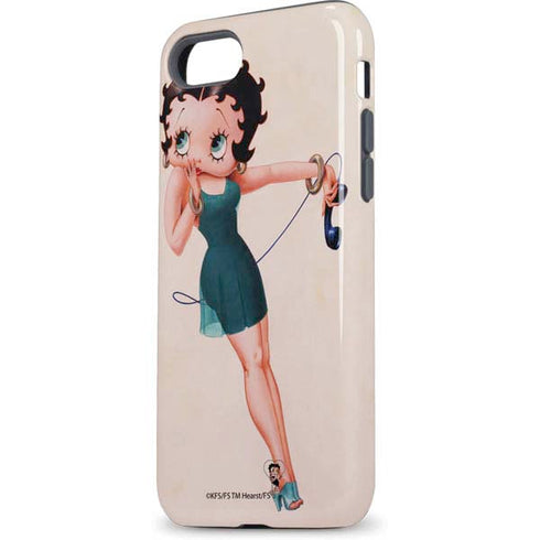Betty Boop On the Phone iPhone 8 Pro Case