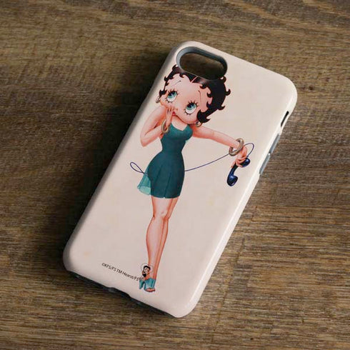 Betty Boop On the Phone iPhone 8 Pro Case