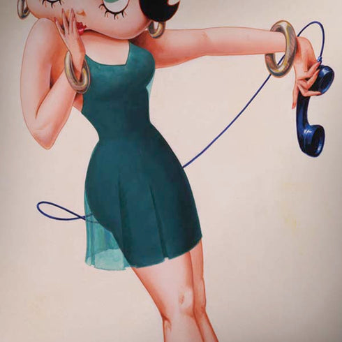 Betty Boop On the Phone iPhone X Skin