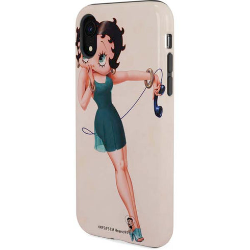 Betty Boop On the Phone iPhone XR Pro Case