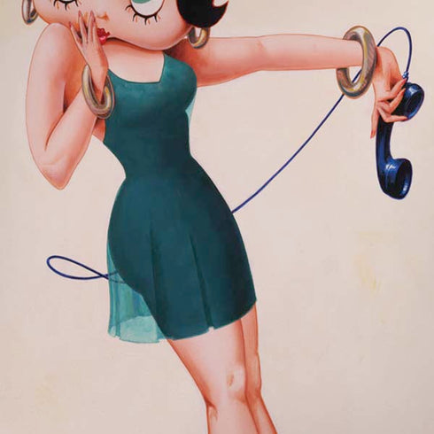 Betty Boop On the Phone iPhone XS Max Skin