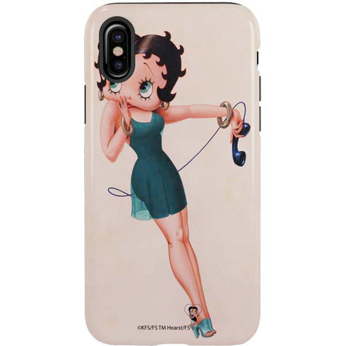 Betty Boop On the Phone iPhone XS Pro Case
