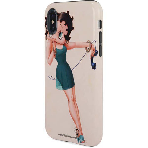Betty Boop On the Phone iPhone XS Pro Case