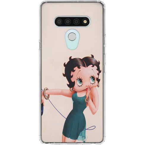 Betty Boop On the Phone LG Stylo 6 Clear Case