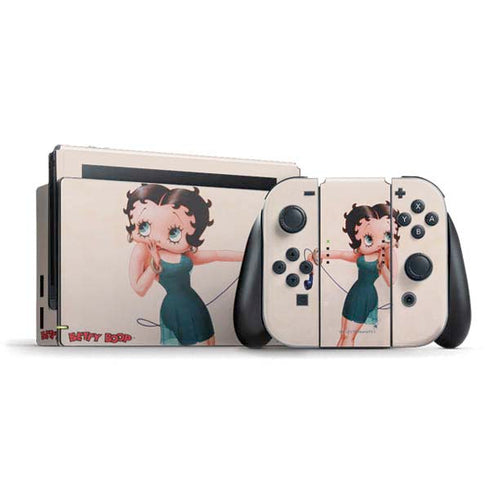 Betty Boop On the Phone Nintendo Switch Bundle Skin
