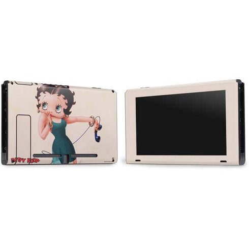 Betty Boop On the Phone Nintendo Switch Bundle Skin